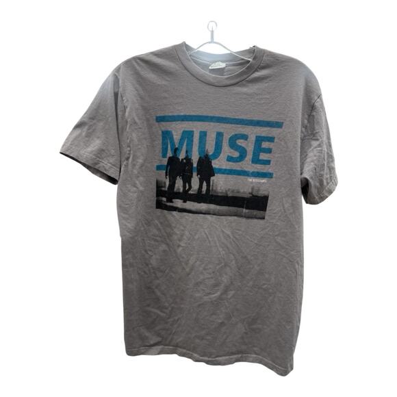 Bay Island Other - MUSE The Resistance 2010 Tour Gray Short Sleeve T-Shirt Unisex Size L